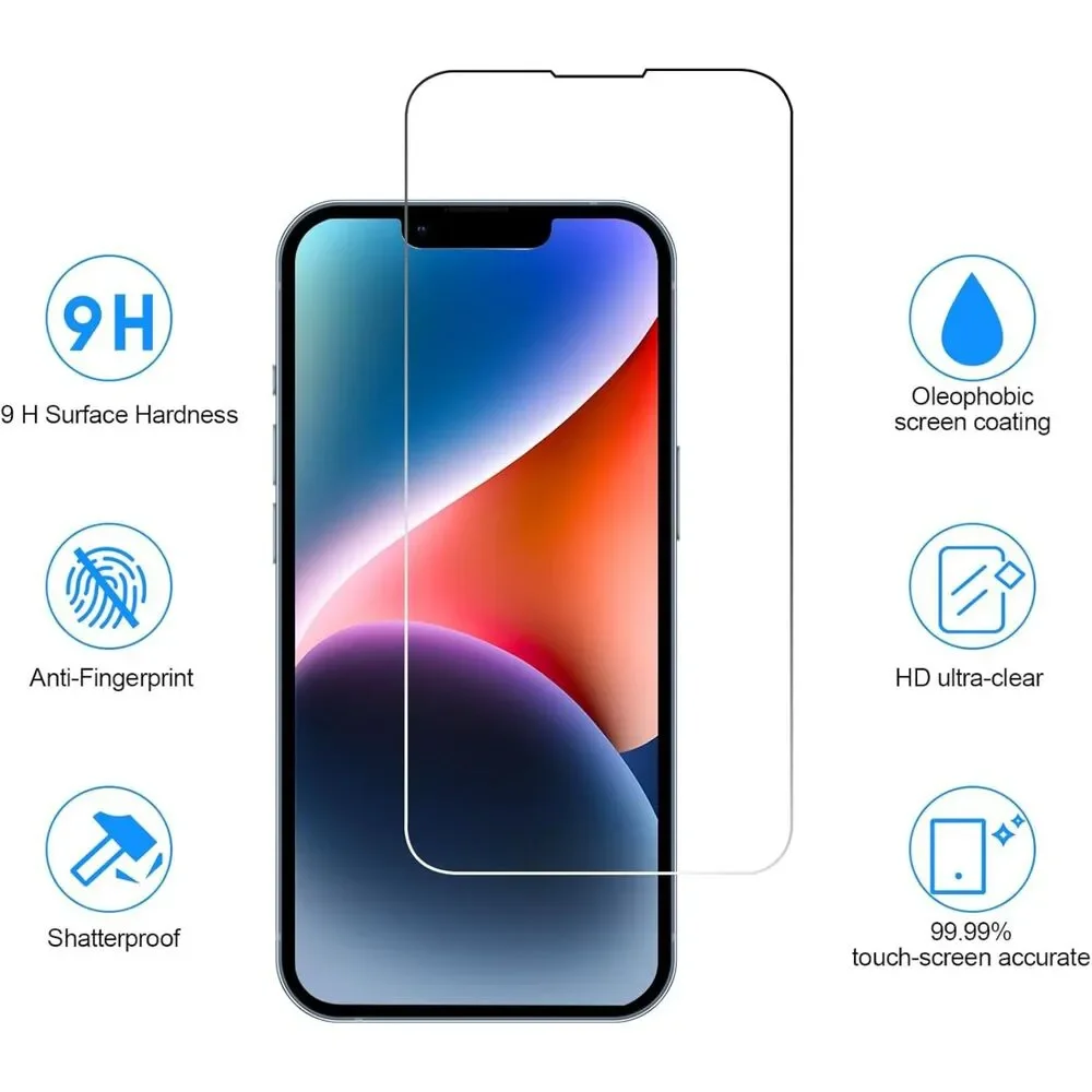 3 Pack Screen Protector for iPhone 14, Camera Lens Protector,  20H-164PH003
